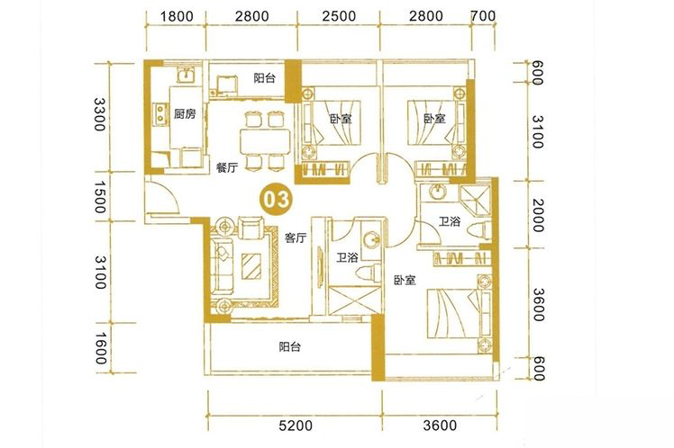 0203栋0307户型